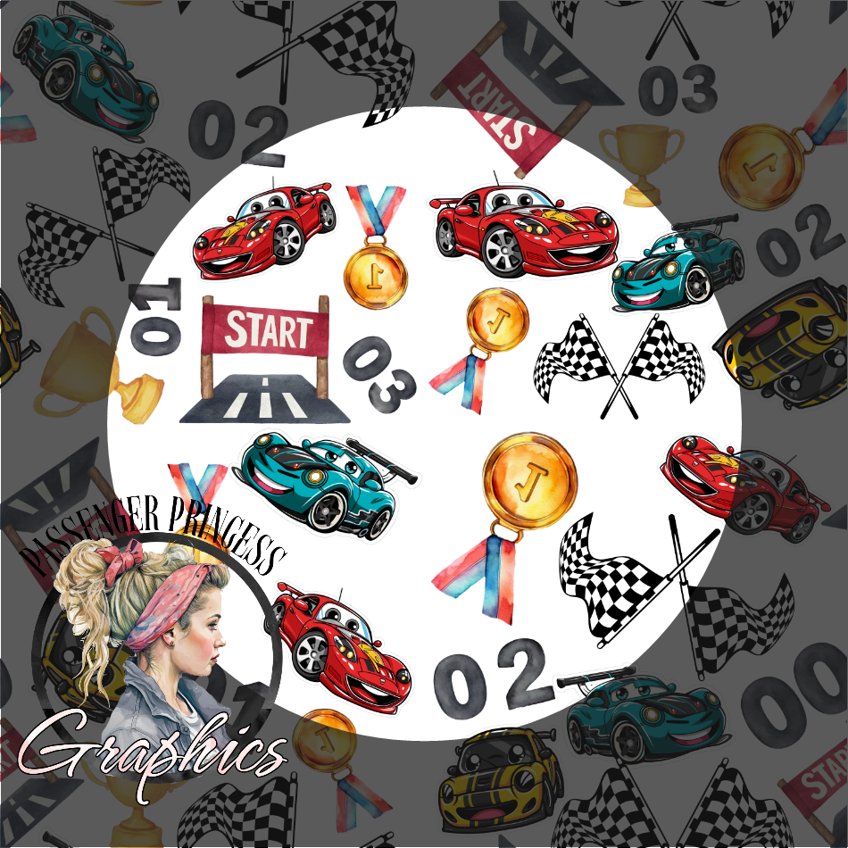 Checkered Flag ( Includes Transparent File ) Seamless PNG Download