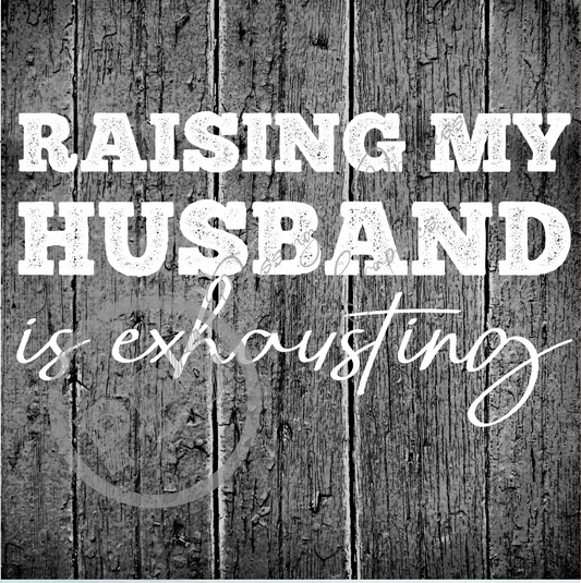 Raising My Husband Is Exhausting PNG Download