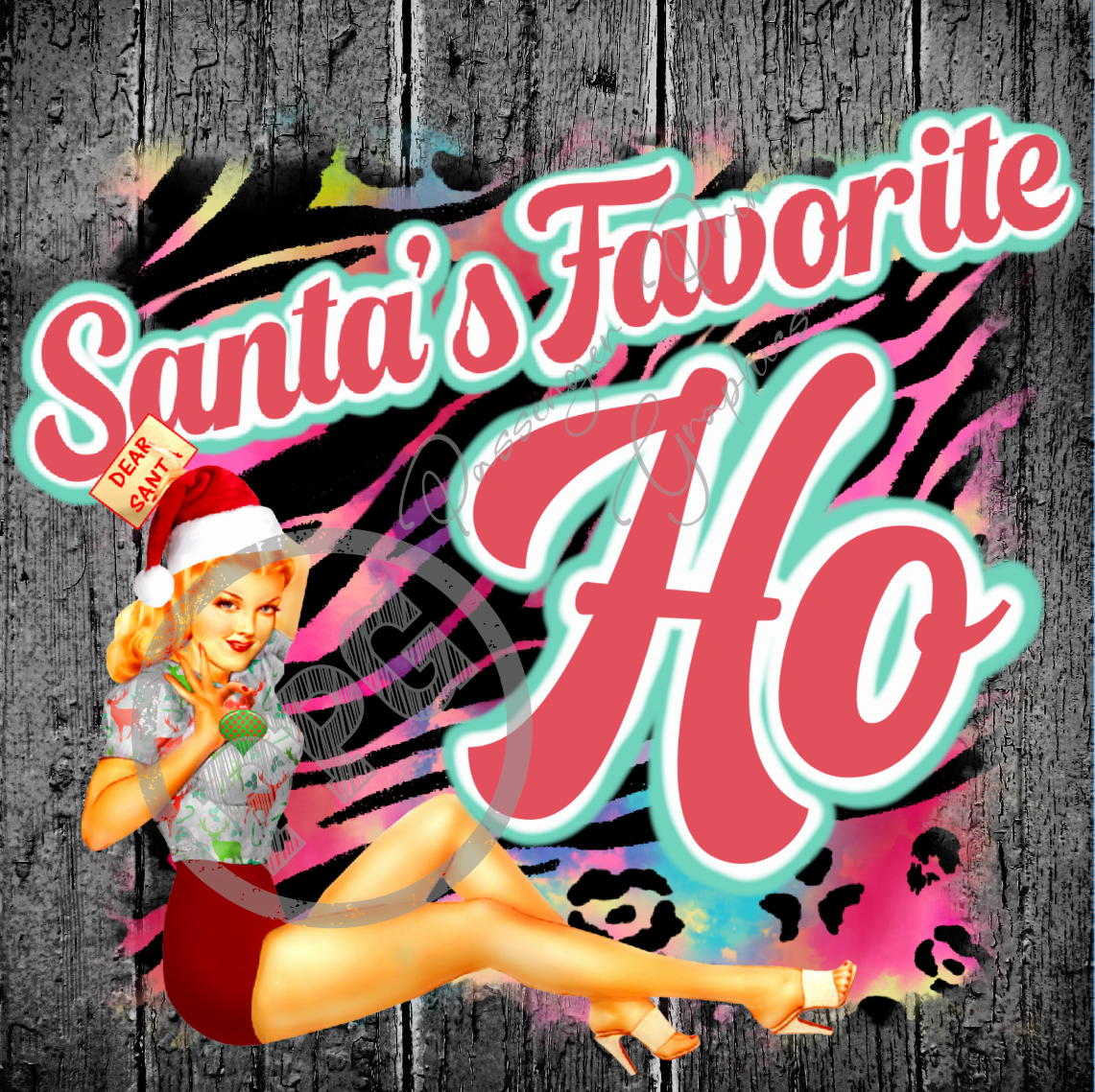 Santa's Favorite Ho PNG Download