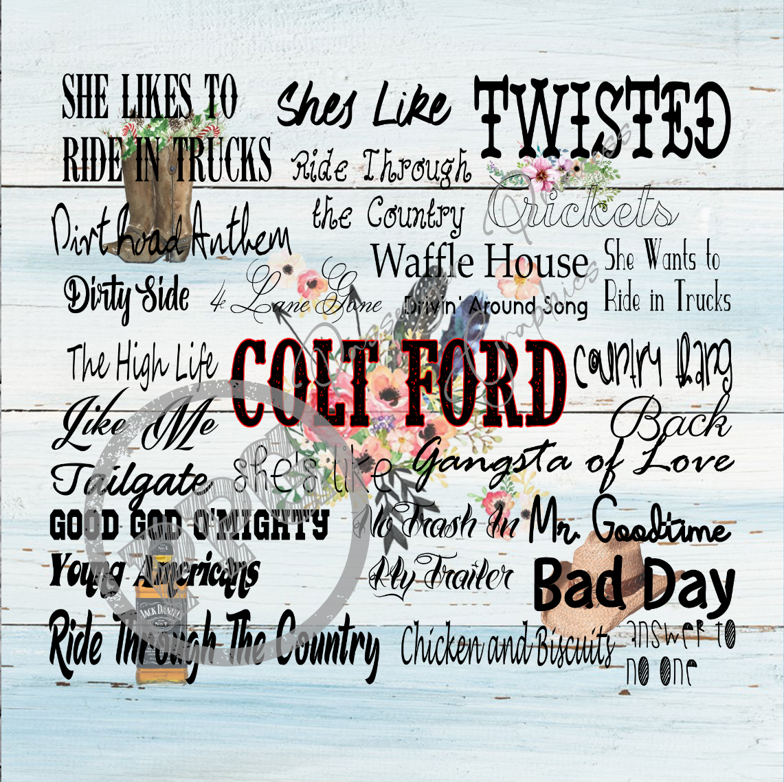 Colt Ford Song List PNG Download