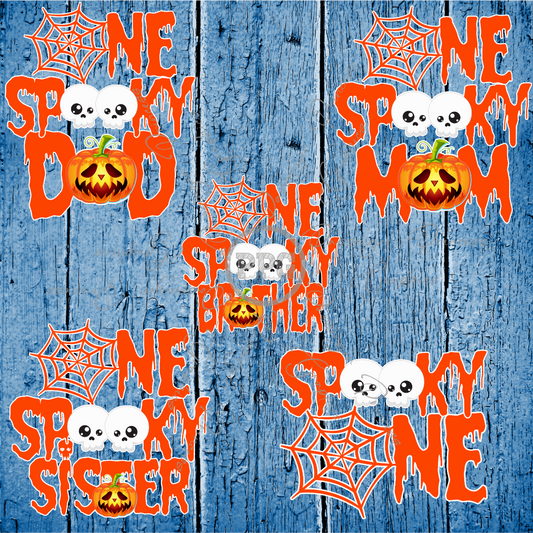 Spooky One Orange Birthday ( 5 Files ) PNG Download