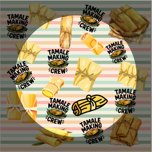 Tamale Making Crew ( 3 Colorways ) Seamless PNG Download