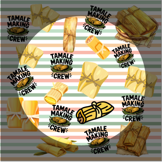 Tamale Making Crew ( 3 Colorways ) Seamless PNG Download