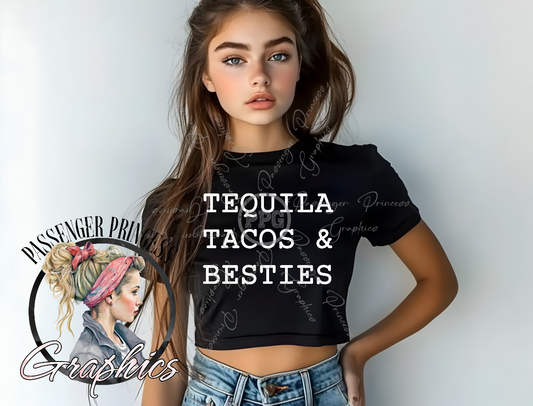 Tequila Tacos & Besties PNG File