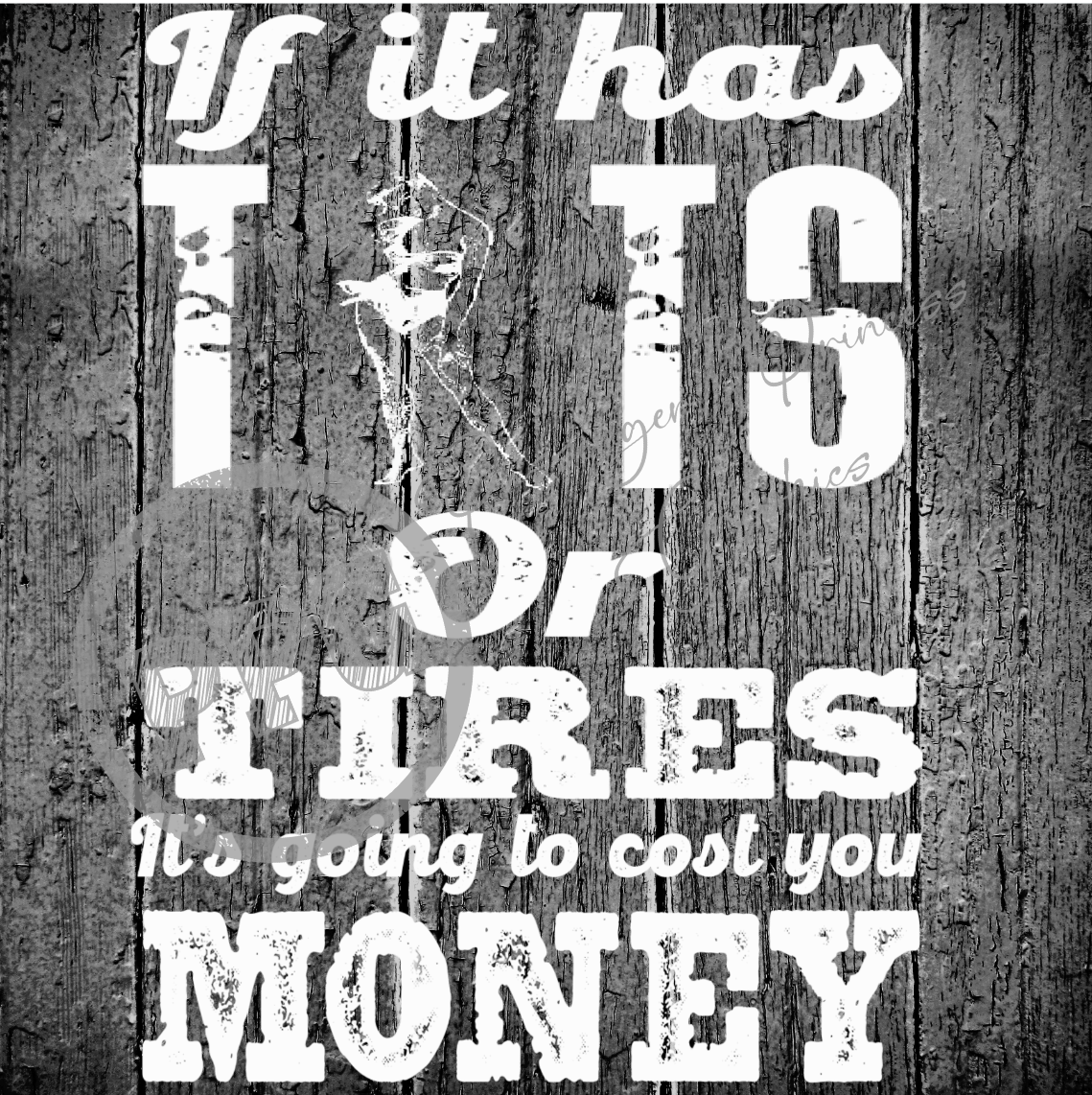 If It Has Tits Or Tires It's Going To Cost You Money PNG Download