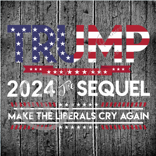 Trump 2024 The Sequel PNG Download