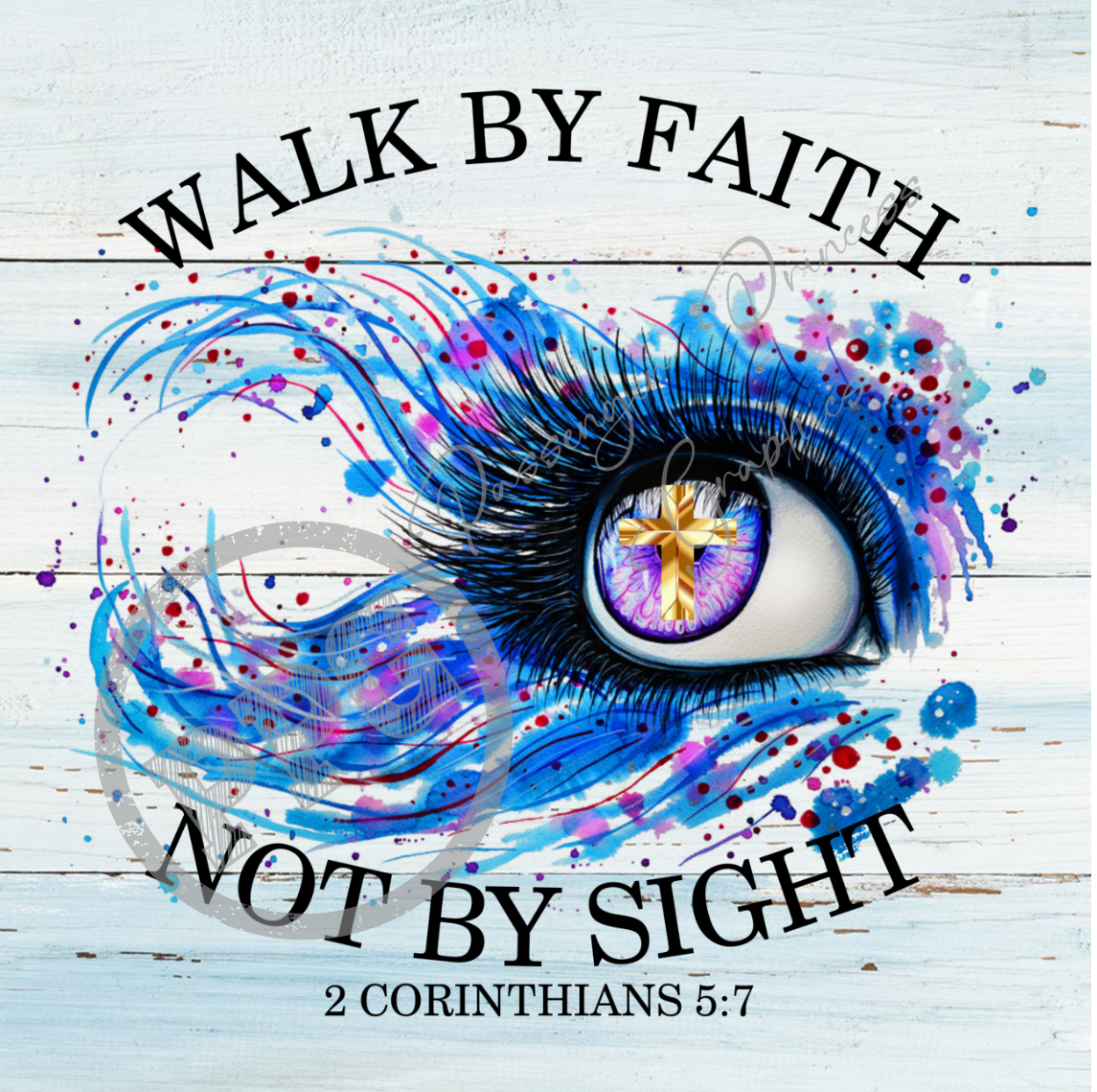 Walk By Faith Not By Sight PNG Download