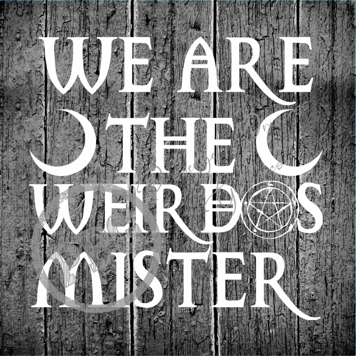 We Are The Weirdos Mister PNG Download