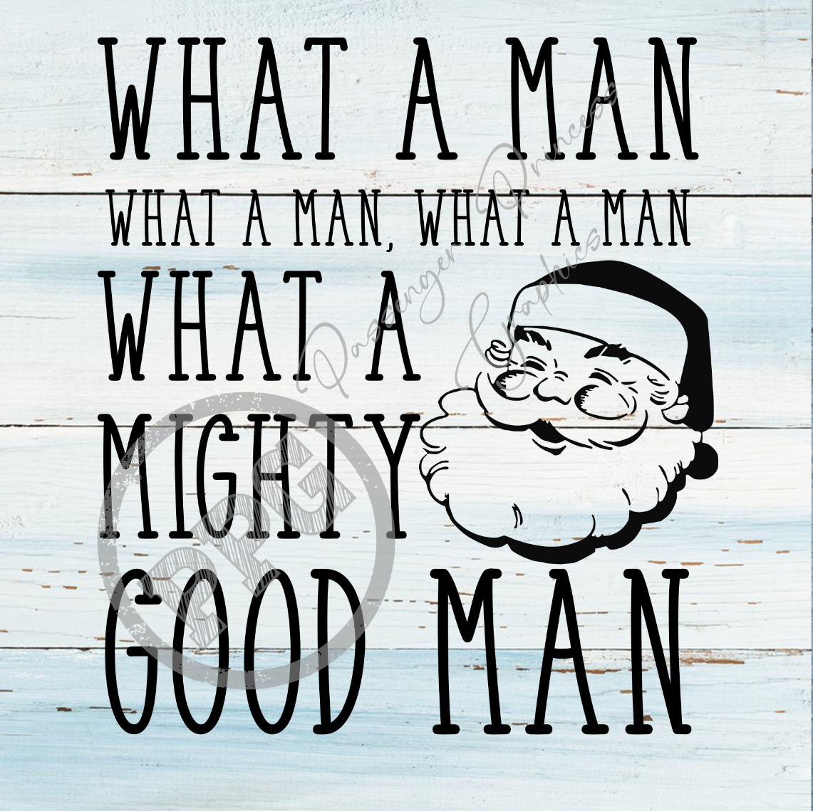 What A Mighty Good Man PNG Download