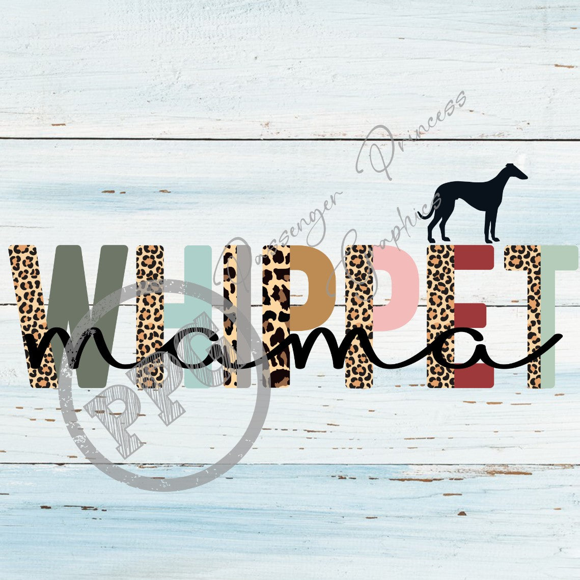 Whippet Mama PNG Download