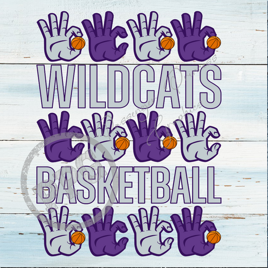 Wildcats Basketball PNG Download