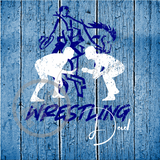 Roughriders Wrestling Dad PNG Download