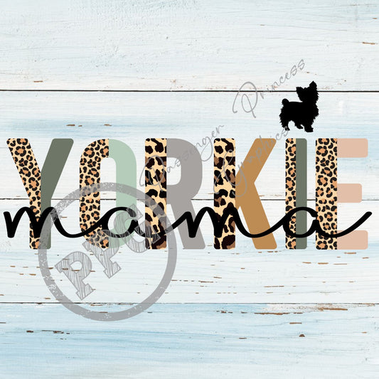 Yorkie Mama PNG Download